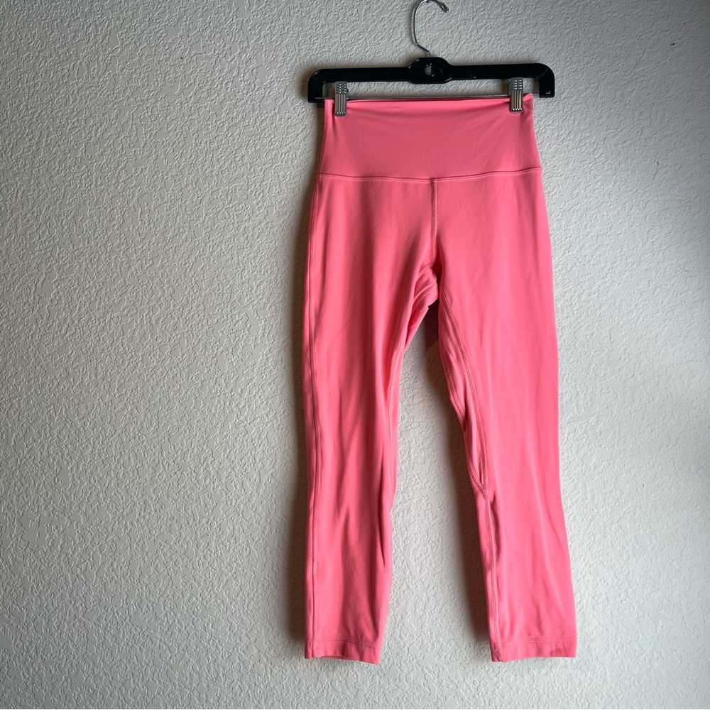 Lululemon Align Crop Coral Leggings